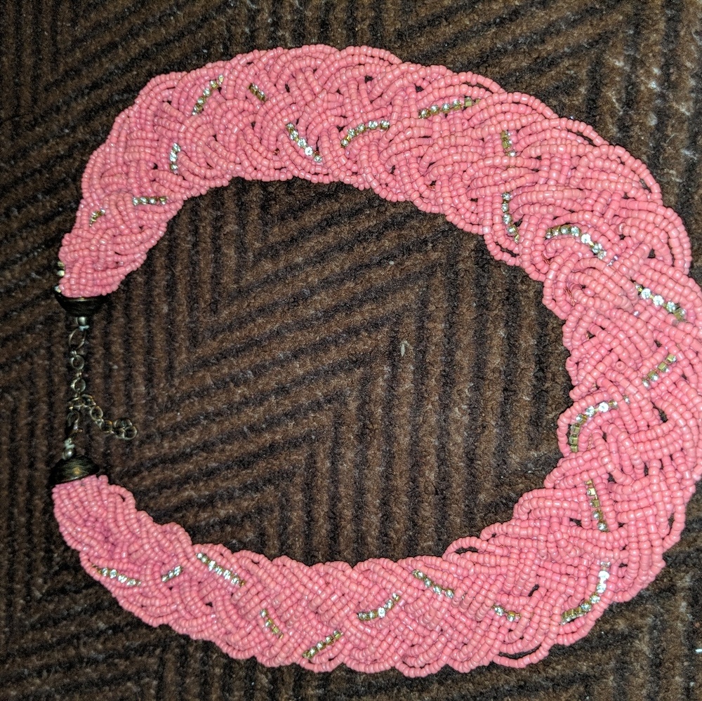 Statement necklace.